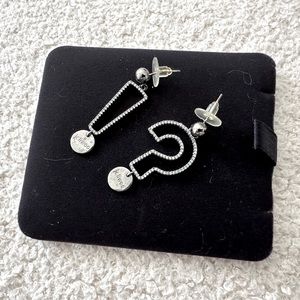 Earrings. Uneven, adorable